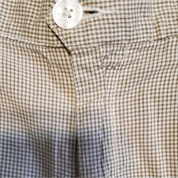 Toad & Co Men's Size 34 Tan And White Checkered Shorts Chinos EUC - Picture 3 of 4